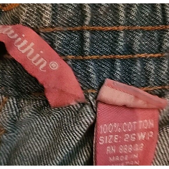 NWOT Woman Within Plus Size Jeans  26W Petite  Classic Fit Elastic Waist - Picture 3 of 7